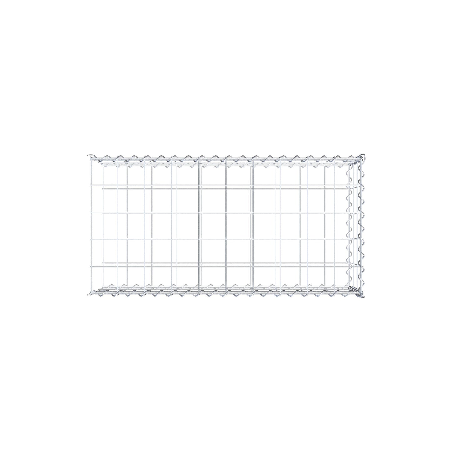 Gavión complementario tipo 2 100 cm x 30 cm x 50 cm (L x A x P), malla 10 cm x 10 cm, espiral