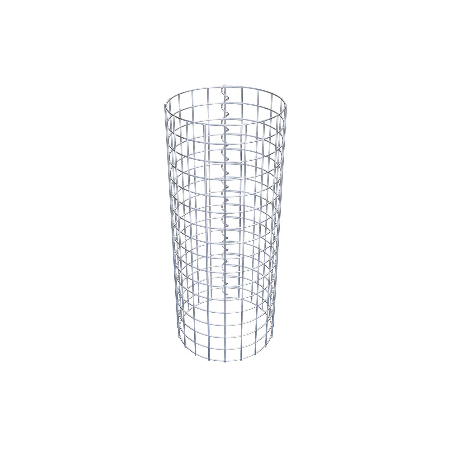 Colonna gabbionata rotonda 32 cm di diametro, 80 cm di altezza, maglia 5 cm x 5 cm