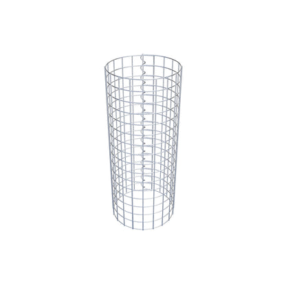 Colonna gabbionata rotonda 32 cm di diametro, 80 cm di altezza, maglia 5 cm x 5 cm