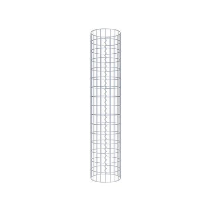 Gabionpelare rund 32 cm diameter, 160 cm höjd, maskstorlek 5 cm x 10 cm