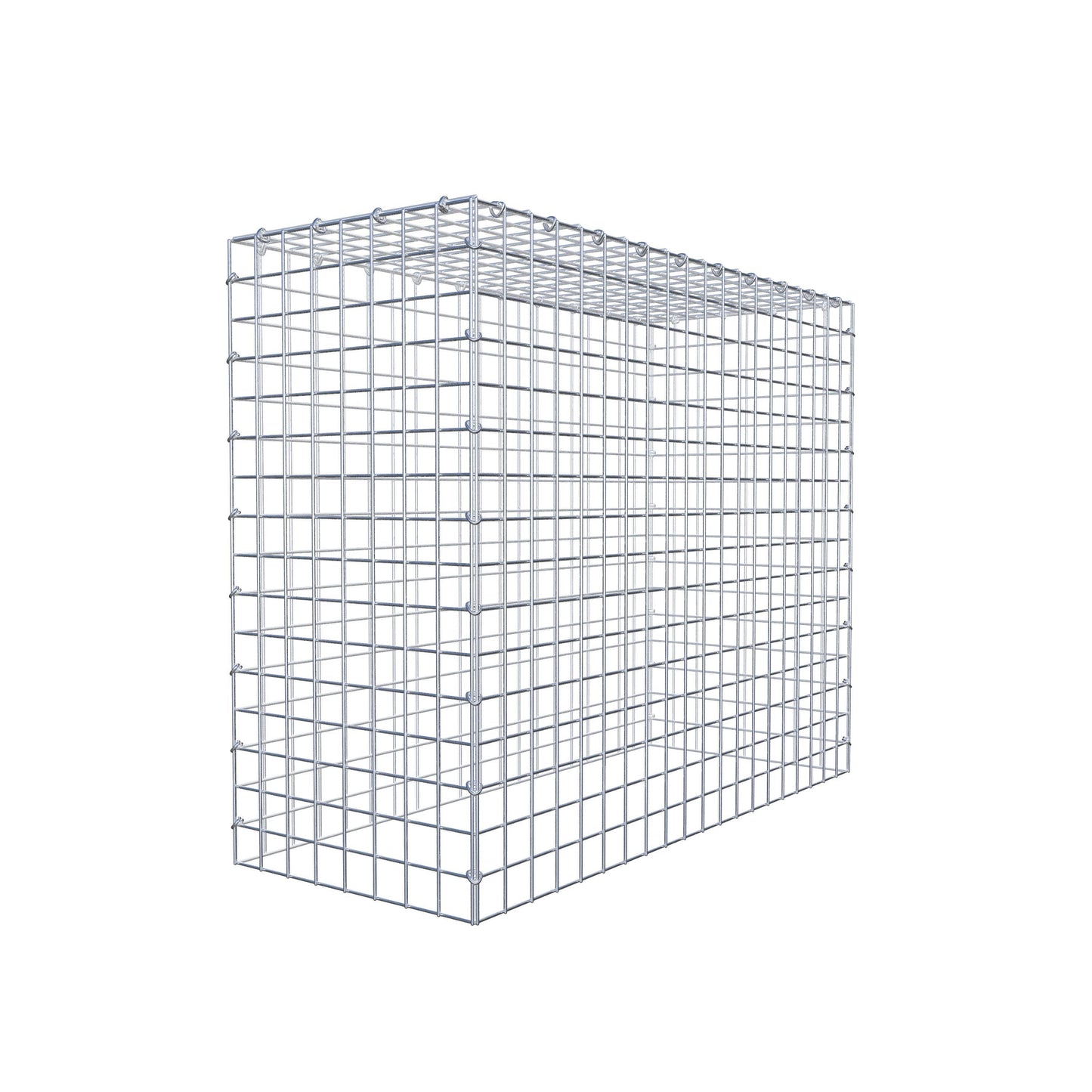 Gavión complementario de tipo 3 100 cm x 80 cm x 40 cm (L x A x P), malla 5 cm x 5 cm, anillo en C