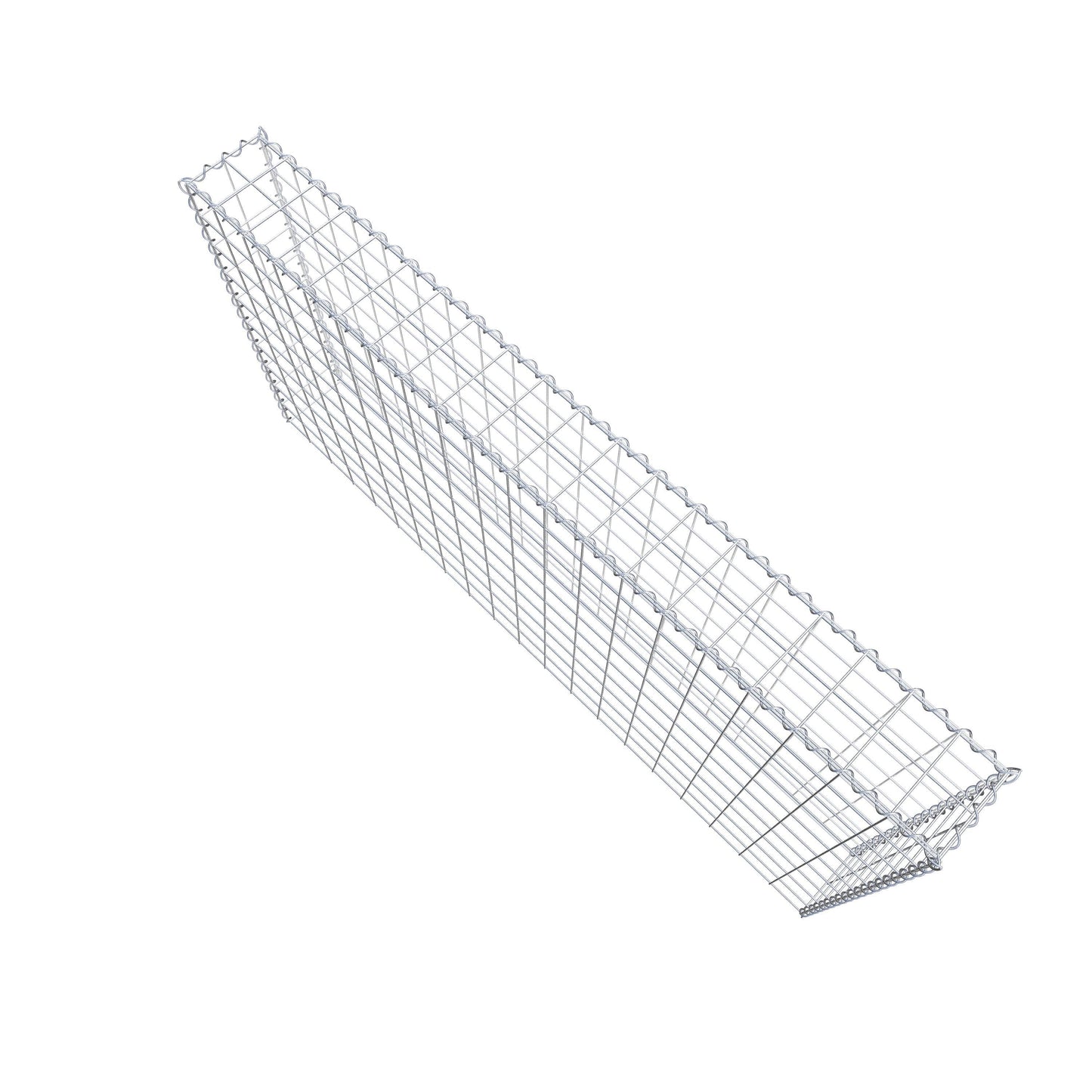 Gabião Tipo 3 200 cm x 100 cm x 20 cm (C x A x P), malhagem 10 cm x 10 cm, espiral