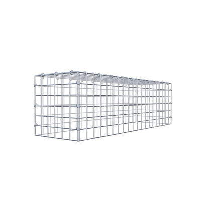 Gabbione aggiuntivo di tipo 3 100 cm x 30 cm x 30 cm (L x A x P), maglia 5 cm x 5 cm, anello a C