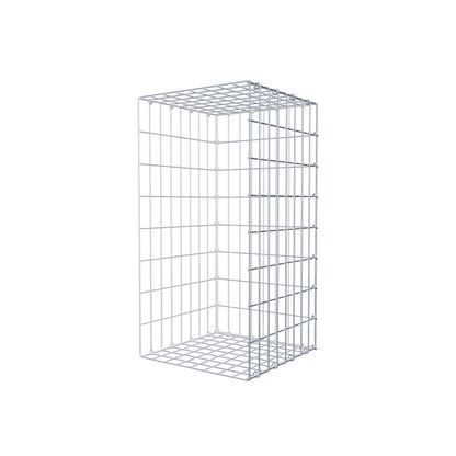 Fourche rapportée type 2 80 cm x 40 cm x 40 cm, mailles 5 cm x 10 cm, anneau en C