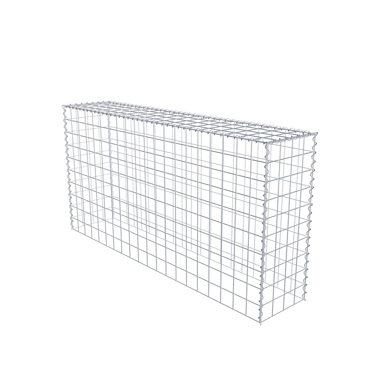 Gabbione aggiuntivo tipo 3 200 cm x 100 cm x 40 cm (L x H x P), maglia 10 cm x 10 cm, spirale
