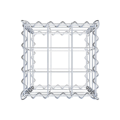 Gabion 30 cm x 30 cm x 30 cm (L x H x D), maskestørrelse 10 cm x 10 cm, spiral