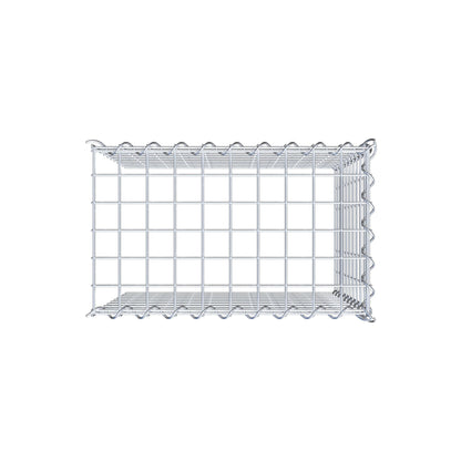 Gavión adicional tipo 4 50 cm x 50 cm x 30 cm (L x A x P), malla 5 cm x 5 cm, en espiral