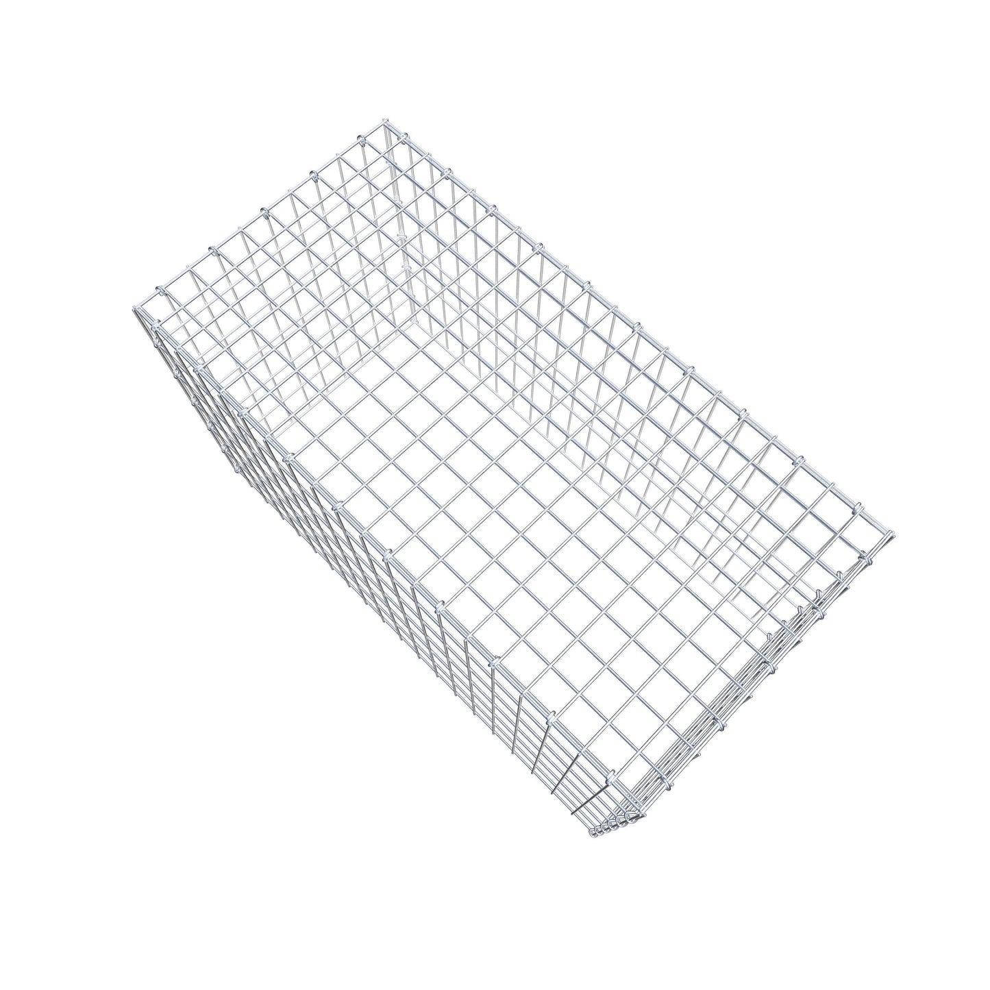 Gavión complementario de tipo 3 100 cm x 60 cm x 50 cm (L x A x P), malla 5 cm x 10 cm, anillo en C