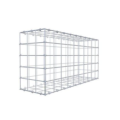 Gabião 100 cm x 50 cm x 30 cm (C x A x P), malhagem 10 cm x 10 cm, anel C