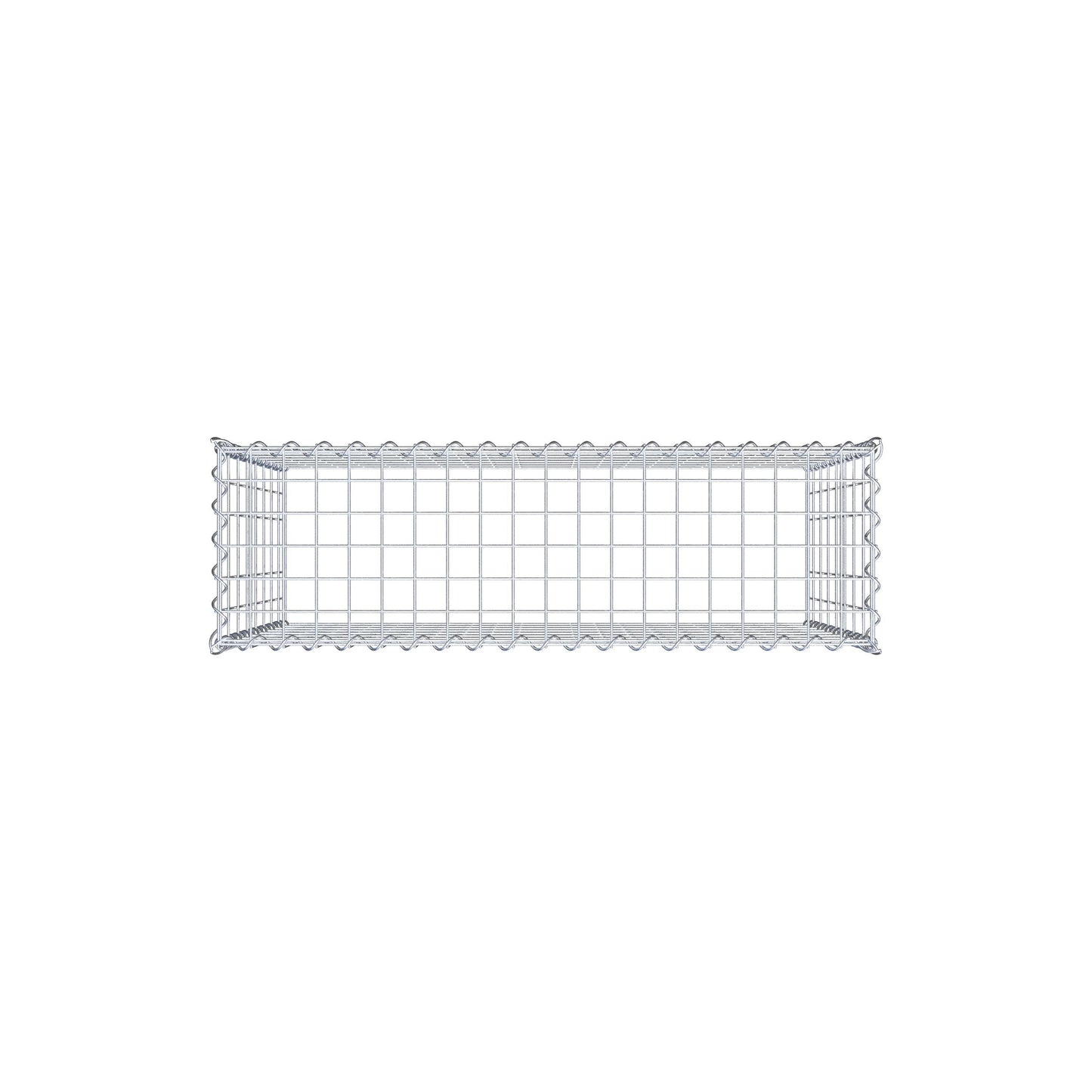 Gabbione aggiuntivo tipo 3 100 cm x 80 cm x 30 cm (L x H x P), maglia 5 cm x 10 cm, spirale