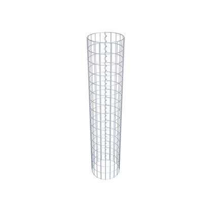 Gabionpelare rund 32 cm diameter, 160 cm höjd, maskstorlek 5 cm x 10 cm