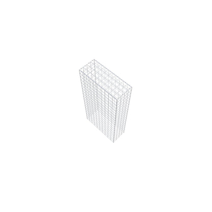 Pila adicional tipo 3 200 cm x 100 cm x 40 cm (L x A x P), malla 10 cm x 10 cm, anillo en C