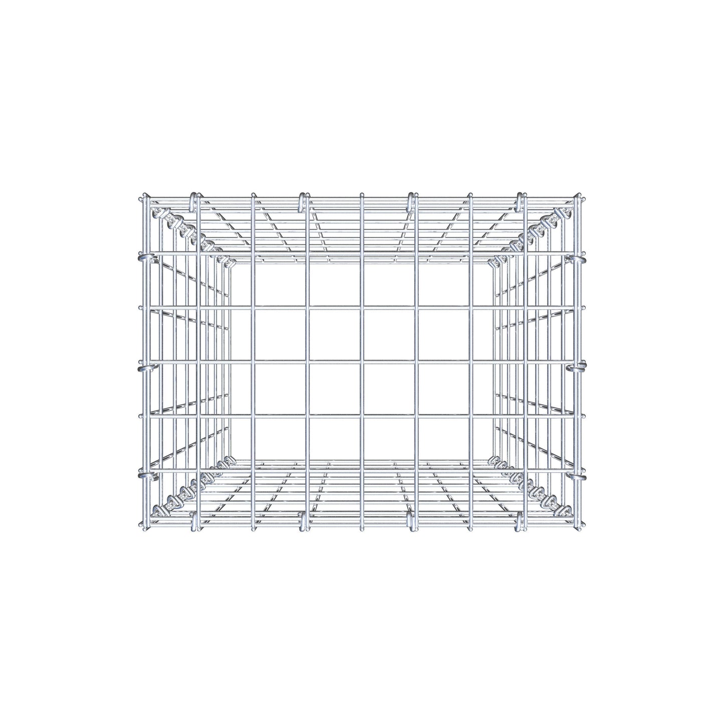 Pila adicional tipo 3 80 cm x 40 cm x 30 cm (L x A x P), malla 5 cm x 10 cm, anillo en C