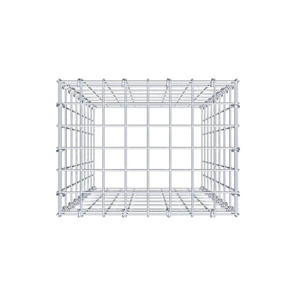Pila adicional tipo 3 80 cm x 40 cm x 30 cm (L x A x P), malla 5 cm x 10 cm, anillo en C