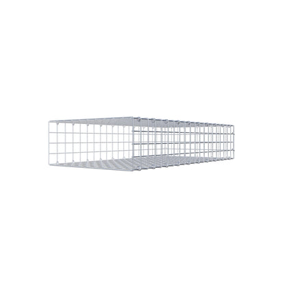 Gavión acoplable tipo 2 100 cm x 20 cm x 50 cm (L x A x P), malla 5 cm x 5 cm, anillo en C