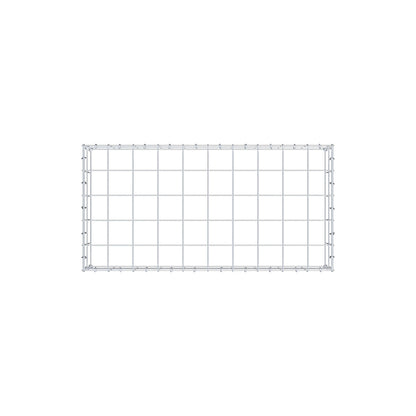 Gavión complementario de tipo 3 100 cm x 20 cm x 50 cm (L x A x P), malla 10 cm x 10 cm, anillo en C