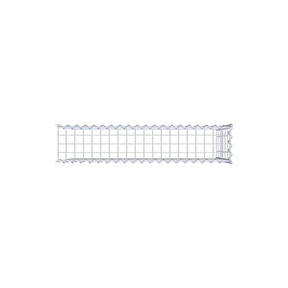 Gabbione aggiuntivo tipo 4 100 cm x 60 cm x 20 cm (L x H x P), dimensione maglia 5 cm x 10 cm, a spirale
