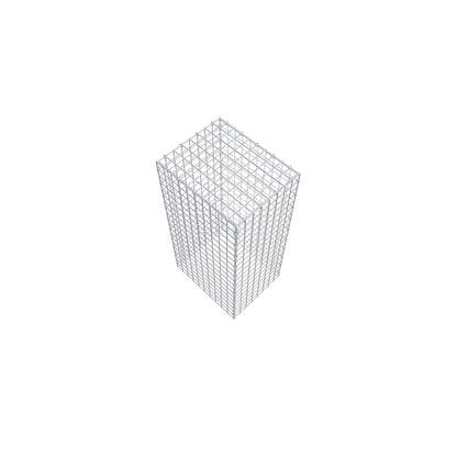 Fourche rapportée type 3 100 cm x 50 cm x 40 cm (L x H x P), mailles 5 cm x 5 cm, anneau C