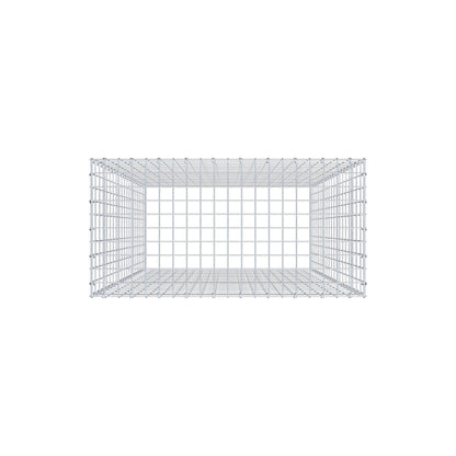 Pilote adicional tipo 3 200 cm x 100 cm x 50 cm (L x A x P), malla 5 cm x 10 cm, anillo en C