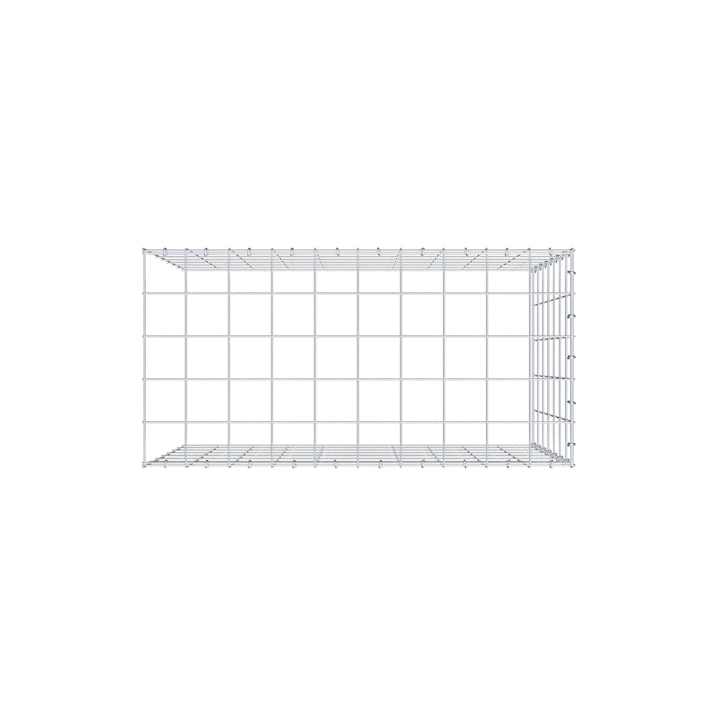 Tilläggspåle typ 4 100 cm x 70 cm x 50 cm (L x H x D), maskstorlek 10 cm x 10 cm, C-ring