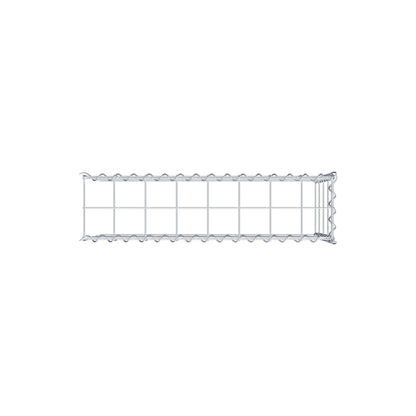 Extra gabion typ 4 80 cm x 40 cm x 20 cm (L x H x D), maskstorlek 10 cm x 10 cm, spiral