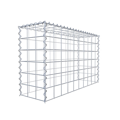 Gabbione aggiuntivo tipo 3 100 cm x 60 cm x 30 cm (L x A x P), maglia 10 cm x 10 cm, spirale