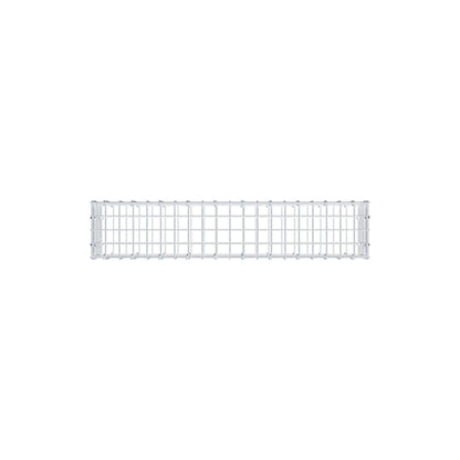 Gabion 100 cm x 20 cm x 20 cm (L x H x D), maskstorlek 5 cm x 5 cm, C-ring
