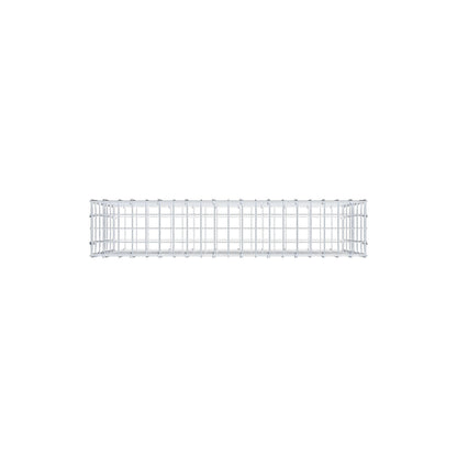 Gavión 100 cm x 60 cm x 20 cm (L x A x P), luz de malla 5 cm x 10 cm, anillo en C