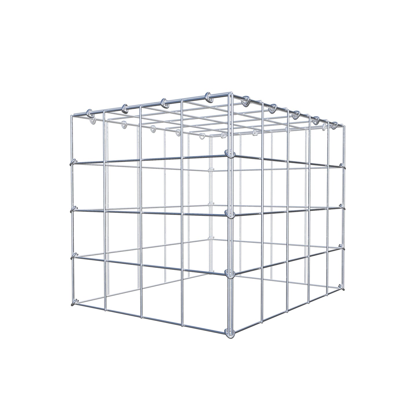 Pila adicional tipo 3 50 cm x 40 cm x 40 cm (L x A x P), malla 10 cm x 10 cm, anillo en C