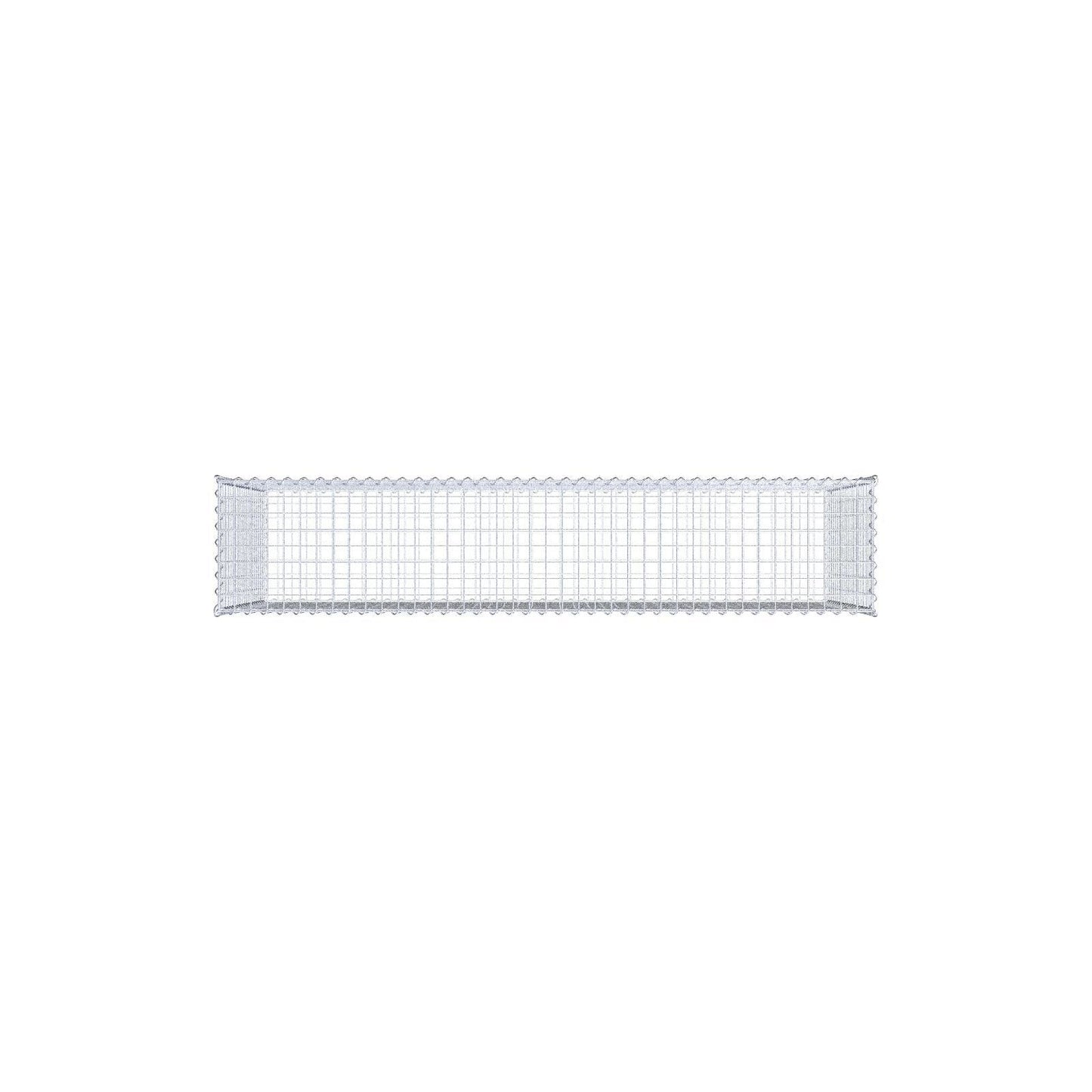 Gabion 200 cm x 100 cm x 40 cm (L x H x P), mailles 5 cm x 5 cm, spirale