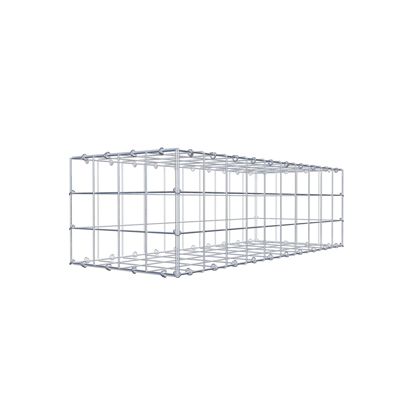 Schanskorf 100 cm x 30 cm x 40 cm (L x H x D), maaswijdte 10 cm x 10 cm, C-ring