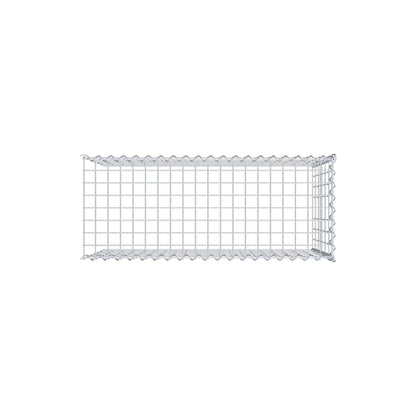 Grown-on gabion type 4 100 cm x 60 cm x 40 cm (L x H x D), mesh size 5 cm x 10 cm, spiral