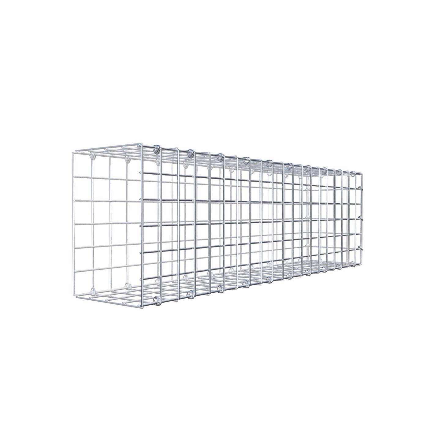 Gavión adicional tipo 2 100 cm x 30 cm x 20 cm (L x A x P), malla 5 cm x 5 cm, anillo en C