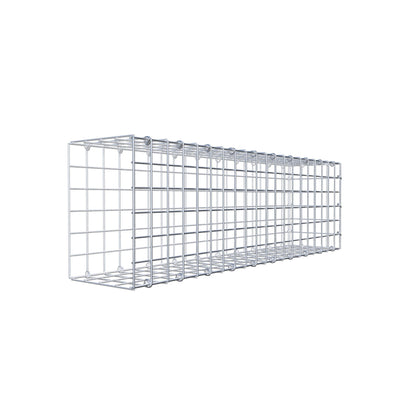 Gavión adicional tipo 2 100 cm x 30 cm x 20 cm (L x A x P), malla 5 cm x 5 cm, anillo en C