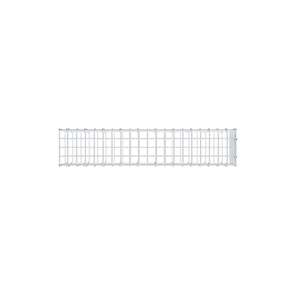 Fästbar gabion typ 2 100 cm x 20 cm x 20 cm (L x H x D), maskstorlek 5 cm x 5 cm, C-ring