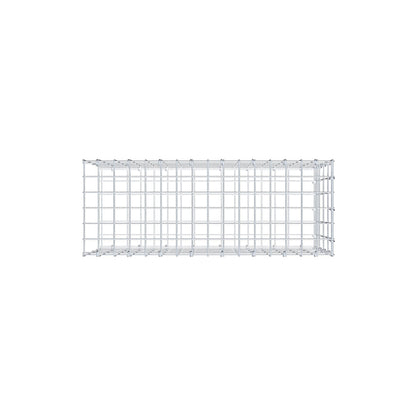Fourche rapportée type 2 80 cm x 40 cm x 30 cm, mailles 5 cm x 10 cm, anneau en C