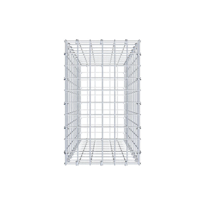 Gabione 100 cm x 30 cm x 50 cm (L x H x T), Maschenweite 5 cm x 10 cm, C-Ring