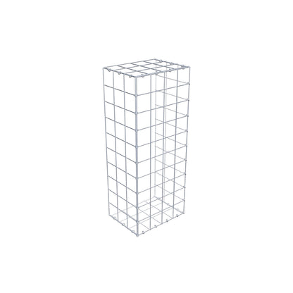 Type 2 oplegkorf 100 cm x 30 cm x 40 cm (L x H x D), maaswijdte 10 cm x 10 cm, C-ring