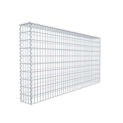 Gavión adicional tipo 3 200 cm x 100 cm x 20 cm (L x A x P), malla 5 cm x 10 cm, en espiral