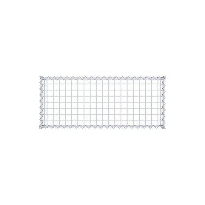 Gavión complementario tipo 3 100 cm x 20 cm x 40 cm (L x A x P), malla 5 cm x 10 cm, espiral