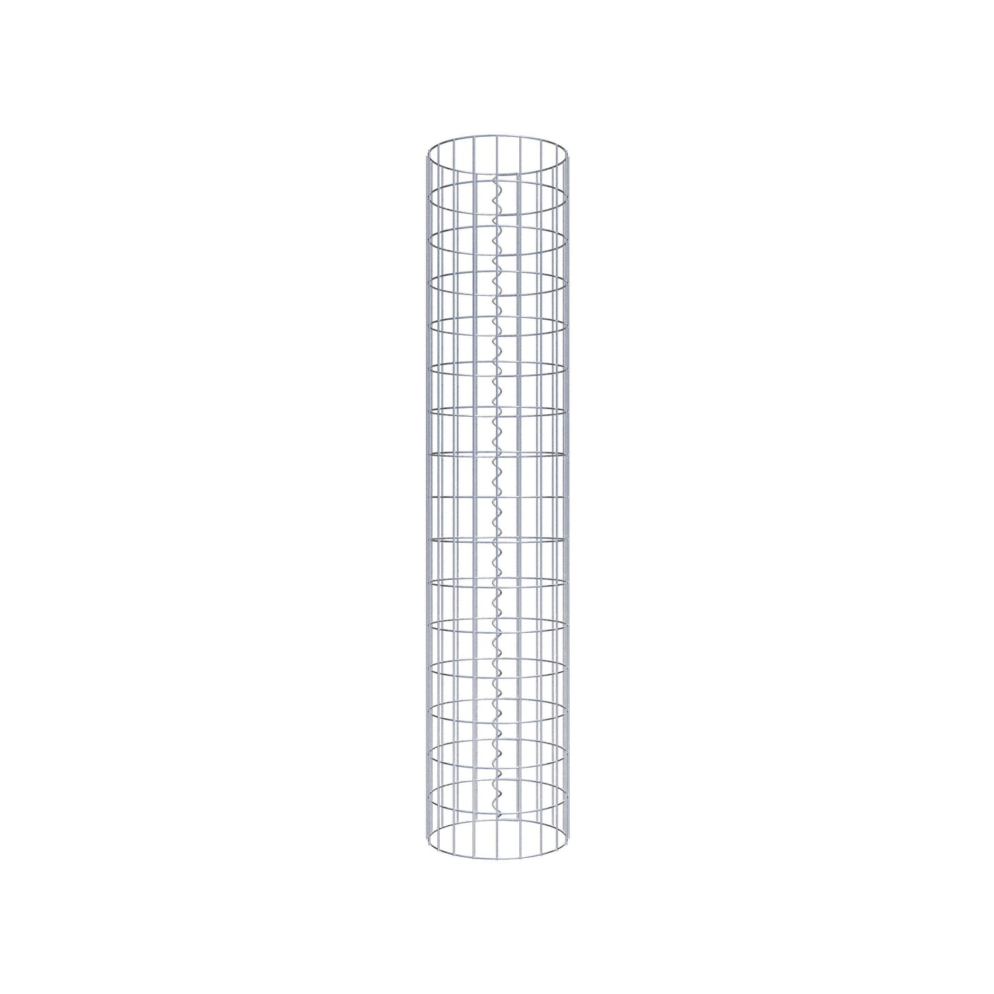 Gabionpelare rund 32 cm diameter, 160 cm höjd, maskstorlek 5 cm x 10 cm