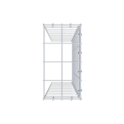 Pila adicional tipo 4 100 cm x 20 cm x 40 cm (L x A x P), malla 10 cm x 10 cm, anillo en C
