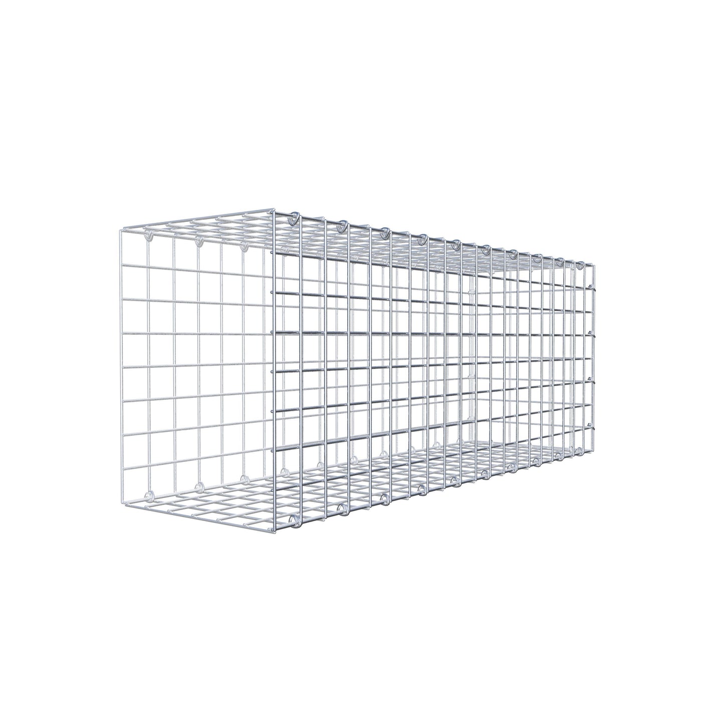 Gavión acoplable tipo 2 100 cm x 40 cm x 30 cm (L x A x P), malla 5 cm x 5 cm, anillo en C