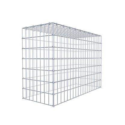Gavión complementario de tipo 3 100 cm x 70 cm x 40 cm (largo x alto x fondo), malla 5 cm x 10 cm, anillo en C