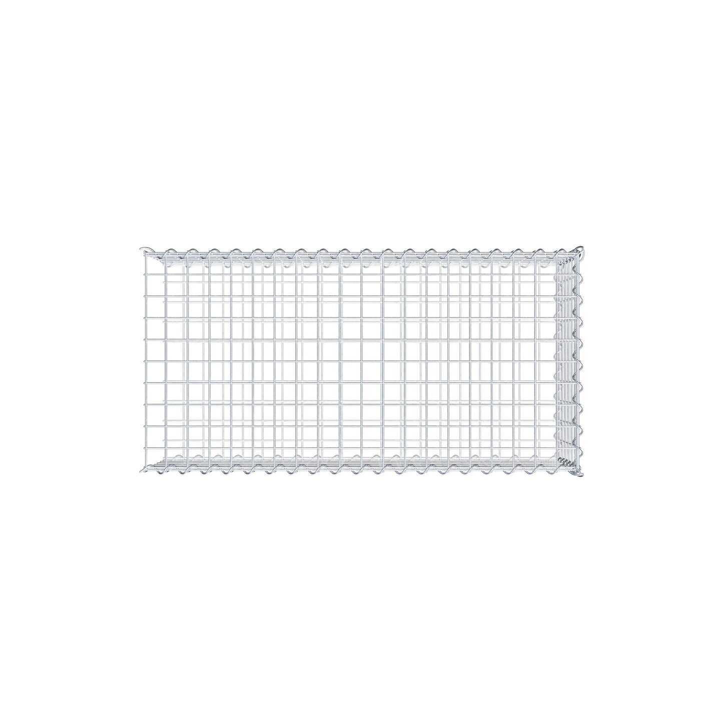 Gavión complementario tipo 2 100 cm x 30 cm x 50 cm (L x A x P), malla 5 cm x 5 cm, espiral