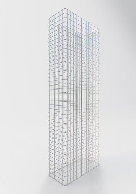 Valla de gaviones longitud 72 cm, altura 200 cm, profundidad 32 cm, malla 5 x 5 cm