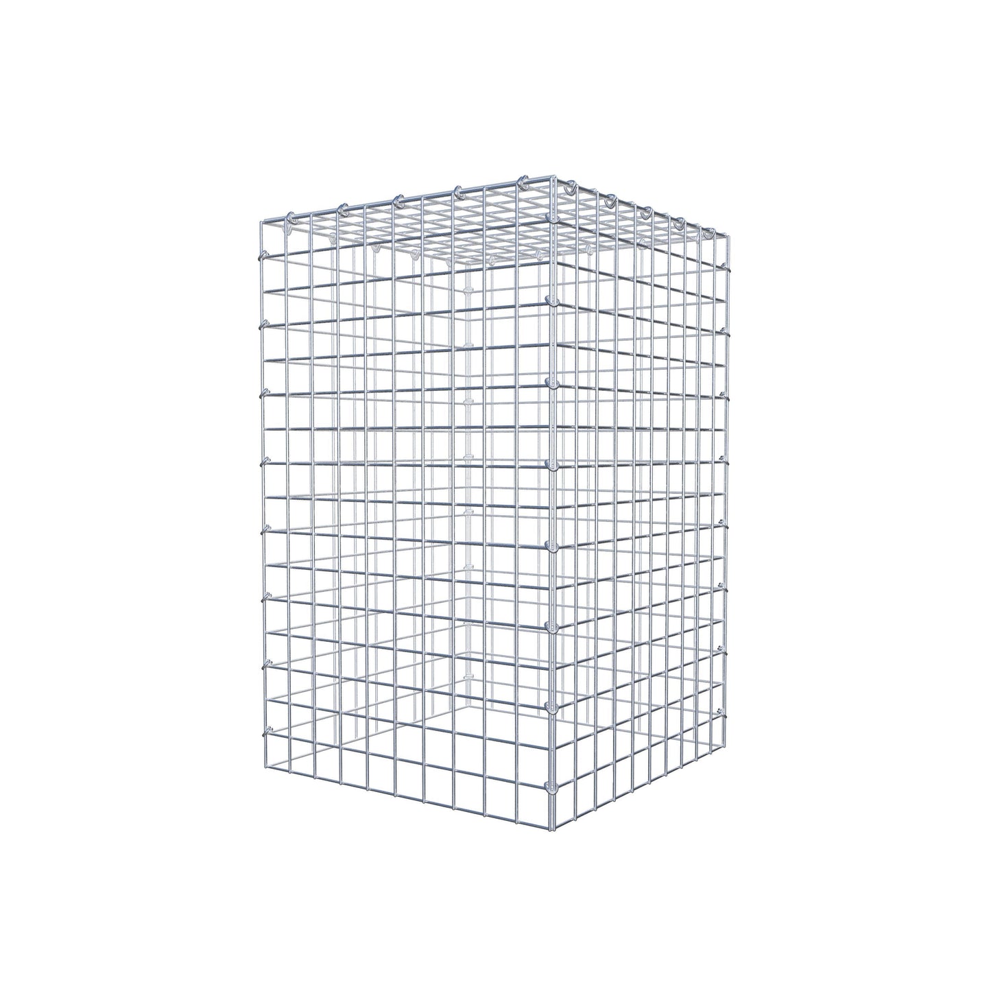 Pila adicional tipo 3 80 cm x 50 cm x 50 cm (L x A x P), malla 5 cm x 5 cm, anillo en C
