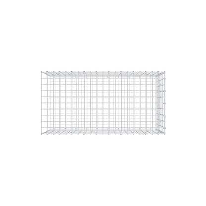 Mounted gabion type 2 100 cm x 50 cm x 50 cm, mesh size 5 cm x 10 cm, C-ring