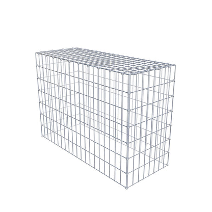 Gavión complementario de tipo 3 100 cm x 70 cm x 40 cm (largo x alto x fondo), malla 5 cm x 10 cm, anillo en C
