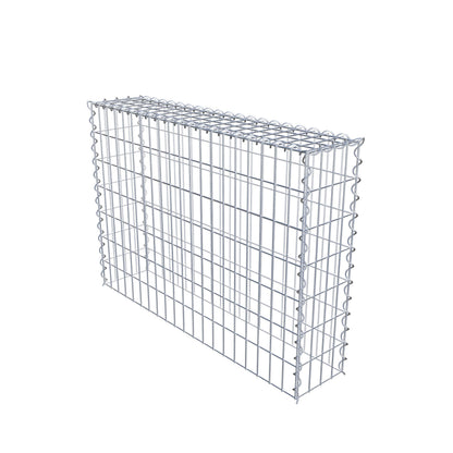 Gabion rapporté type 3 100 cm x 70 cm x 20 cm (L x H x P), mailles 5 cm x 10 cm, spirale